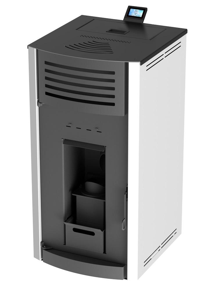 RobinWood Pelletkaminofen wasserführend Enya Aqua Weiss 12-30 kW<br>(Variante: 12 kW) RobinWood Pelletkaminofen wasserführend Enya Aqua Weiss 12-30 kW<br>(Variante: 12 kW)